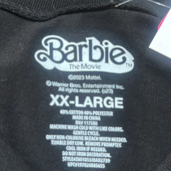 NWT Barbie The Movie Licensed Woman’s Ken
T-Shirt Black Size XXL - Picture 5 of 8